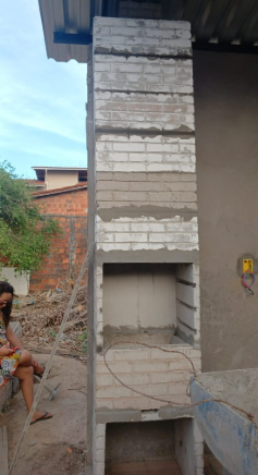 Churrasqueira de 65 centímetros + Forno + Fogão.